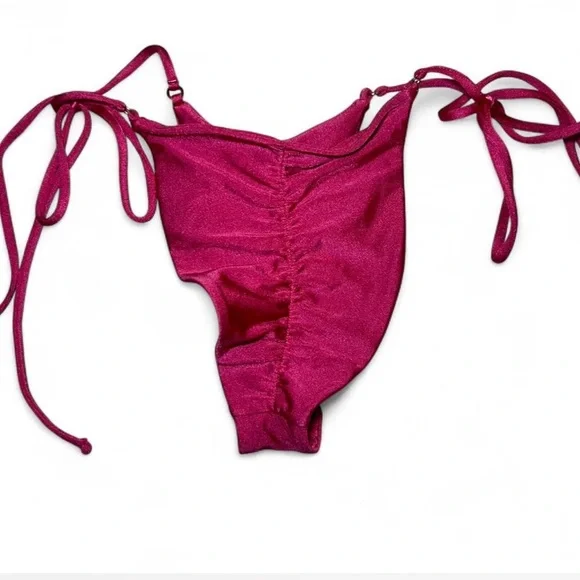 Lovers + Friends Fuchsia Bikini Bottom - Picture 3 of 4